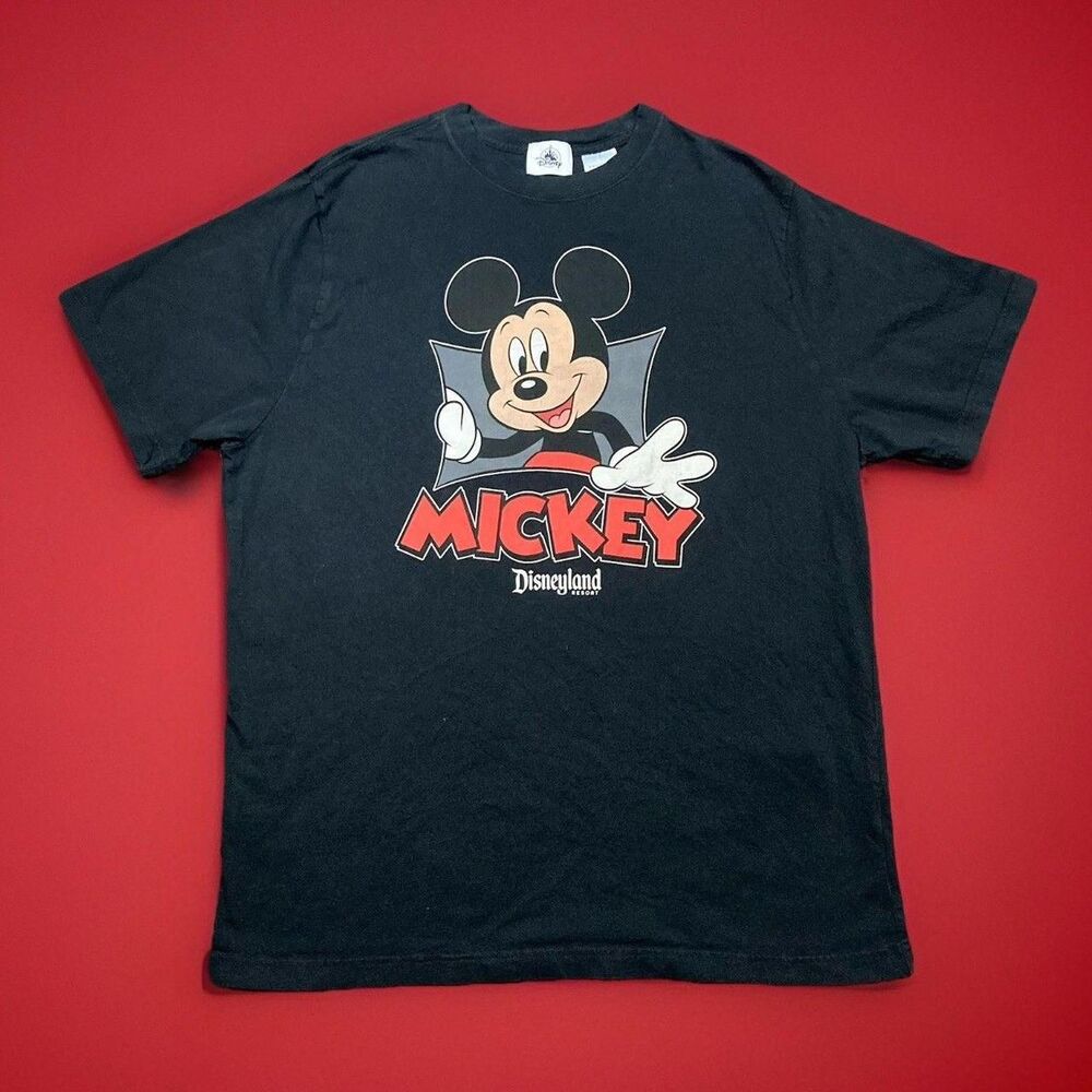 Vintage Walt Disney World Mickey Mouse Retro Black Shirt in size XL